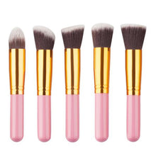10PCS Professional Maange makeup brushes Bag Foundation Powder Eyeshadow rose gold Wood makeup brush tools cosmetics
