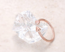 10PCS- double Arrow Ring Rose Gold Rose Gold Plated, Everyday Jewelry Simple Adjustable Rings