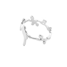 10PCS-R099 Cute Bird On Leaf Branch Ring,Animal Plant Rings