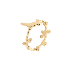 10PCS-R099 Cute Bird On Leaf Branch Ring,Animal Plant Rings