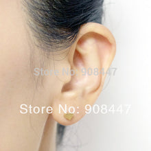 10PCS-S017 jewelry Gold Silver Pink Gold Little Heart stud Earrings