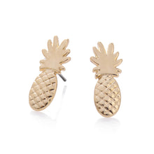 10PCS-S088 Jewelry Pineapple Earrings Cute Little Pineapple Stud Earrings Simple Fun Fruit Minimal Hipster Earrings