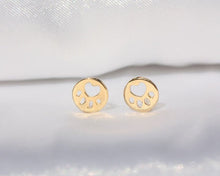 10PCS-S093 Valentine Earrings Cute Animal Bear Paw Stud Earrings Panda Palm Earrings Gifts