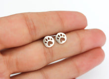 10PCS-S093 Valentine Earrings Cute Animal Bear Paw Stud Earrings Panda Palm Earrings Gifts