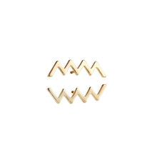 10PCS-S095 Earrings Jewelry CC Wonder Earrings Cute Wave Stud Earrings Simple Wedding