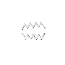 10PCS-S095 Earrings Jewelry CC Wonder Earrings Cute Wave Stud Earrings Simple Wedding