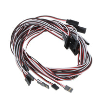 10Pcs 1000mm 1m Servo Extension Lead Wire Cable with All adapter plugs for RC Car Quadcopter Servo Receiver Connection