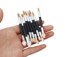 10Pcs MAANGE makeup brushes professional Double-end Eye Shadow Eyeliner makeup sponge eyebrow Lip makeup brush pen cleaner