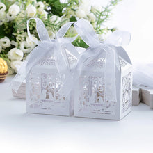 10Pcs/Pack Candy Gift Boxes With Ribbon Wedding Party Favor box Pouch Wedding Boxes Party Candy Bags Wedding Favors 87941