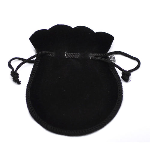 10pcss  6.6cm x 7.8cm Mini Jewelry Coin Storage Bag Velvet Flock Drawstring Pouches Boxes Xmas Wedding Gift Bags