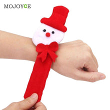 10pcs Christmas XMAS Gifts Decorations Santa Claus Elk Bear Bracelet Circle Christmas Gift for Children Christmas Ornament