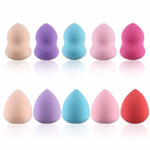 10pcs Drop and Gourd Shaped Makeup Sponge Blender Puff Flawless Powder
