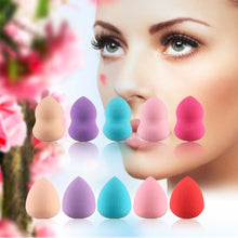 10pcs Drop and Gourd Shaped Makeup Sponge Blender Puff Flawless Powder