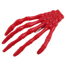 10pcsSkeleton Claws Skull Hand Hair Clip Hairpin Zombie Punk personality Horror Barrettes