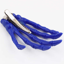 10pcsSkeleton Claws Skull Hand Hair Clip Hairpin Zombie Punk personality Horror Barrettes