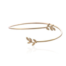 10pcs-G054 Open Love Leaf Bangle Bracelet Party Gift