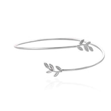 10pcs-G054 Open Love Leaf Bangle Bracelet Party Gift