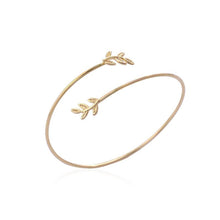 10pcs-G054 Open Love Leaf Bangle Bracelet Party Gift