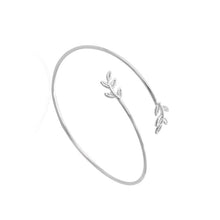 10pcs-G054 Open Love Leaf Bangle Bracelet Party Gift
