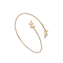 10pcs-G054 Open Love Leaf Bangle Bracelet Party Gift