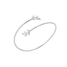10pcs-G054 Open Love Leaf Bangle Bracelet Party Gift