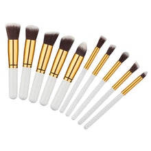10pcs MAANGE Rose gold Makeup Brushes professional maquiagem cosmetics make up brushes eyebrow foundation Concealer brush