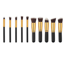10pcs MAANGE Rose gold Makeup Brushes professional maquiagem cosmetics make up brushes eyebrow foundation Concealer brush