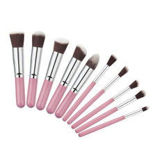 10pcs MAANGE Rose gold Makeup Brushes professional maquiagem cosmetics make up brushes eyebrow foundation Concealer brush