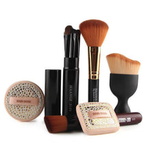 10pcs MAANGE makeup brushes professional hair powder Foundation cleaning eyebrow Face Puff brush pen make up brushes