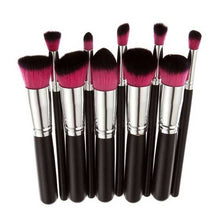 10pcs MAANGE rose gold makeup brushes professional Foundation eyebrow maquiagem brush pen make up brushes pinceis cosmetics