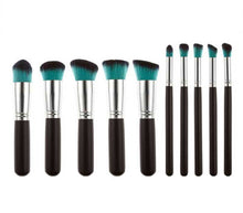 10pcs MAANGE rose gold makeup brushes professional Foundation eyebrow maquiagem brush pen make up brushes pinceis cosmetics