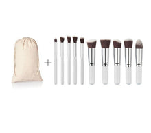 10pcs MAANGE rose gold makeup brushes professional maquillage brush pen Foundation eyebrow make up brushes Bag cosmetics