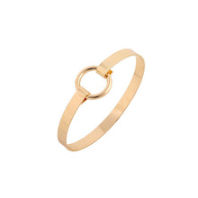 10pcs Jewelry Open Round Bracelets Bangles Gold Geometric Circle Cuff Bracelets Gift G068