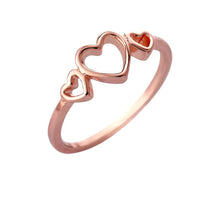 10pcs-R170 Jewelry Heart Ring Wedding Gift Love Rings Size 6.5