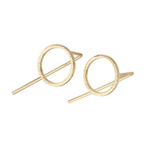 10pcs-S058 Minimalist Gold Small Silver Rose Circle Round Studs Earrings Simple Elegant Jewelry Earrings