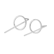 10pcs-S058 Minimalist Gold Small Silver Rose Circle Round Studs Earrings Simple Elegant Jewelry Earrings