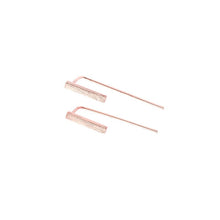 10pcs-S060 Gifts Simple Triangle Ear Clip Cuff Stud Earring Front Back Bar Post Love Crew Rebecca Geometric Figure S060