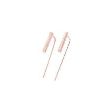 10pcs-S060 Gifts Simple Triangle Ear Clip Cuff Stud Earring Front Back Bar Post Love Crew Rebecca Geometric Figure S060