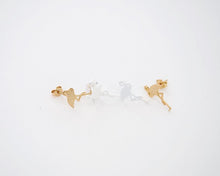 10pcs-S091 Gifts Cute Animal Flamingo Brass Stud Earrings Gift Cute Animal