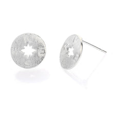 10pcs-S092 Special Gifts Girlfriend Gold Silver and Rose Gold Plated Compass Stud Earrings