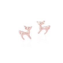 10pcs-S098 Earrings Cute Small Animal Deer Stud Earrings S098