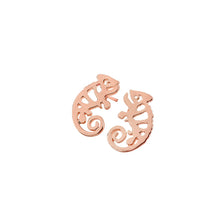 10pcs-S100 Jewelry Chameleon Iguana Shaped Animal Stud Earrings Party Gift