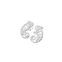 10pcs-S100 Jewelry Chameleon Iguana Shaped Animal Stud Earrings Party Gift
