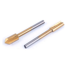 10pcs 1/8" HSS Wood Router Bits Files Titanium Coated Mini 3mm Wood Cutter Milling Fits Dremel Rotary Carpenter Tool 87871