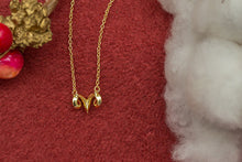 10pcs s Party Gold and Silver Simple Danity Small Ram's horn Pendant Necklace N168