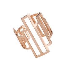 10pcslot Coming Gold Silver and Pink Adjustable Geometry Square Ring R155