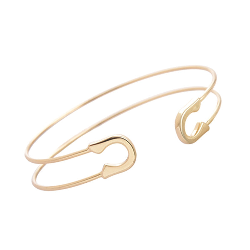 10pcslot Jewelry Personalized Adjustable Safety Pin Bangles G001
