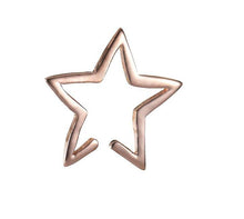 10pcslot-S101 Geometric Triangle Earclips Birhtday Gift Simple Vintage Star Earrings