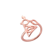 10pcslot Gold Silver and Rose Lightning Scar Glasses Deathly Hallows Rings R156