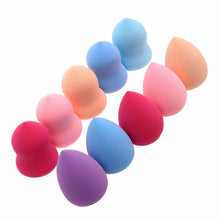 10pcs rom Color Makeup Sponge Puff Multi Soft Sponge Blender Blending Foundation Smooth Sponges Cosmetic make up tools